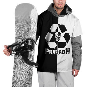 Накидка на куртку 3D с принтом Pharaoh в Белгороде, 100% полиэстер |  | pharaoh | rap | голубин | реп | рэп | фараон | фристайл | хип хоп | хипхоп