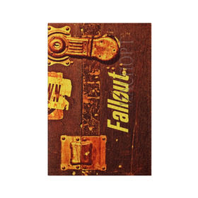 Обложка для паспорта матовая кожа с принтом Fallout the game в Белгороде, натуральная матовая кожа | размер 19,3 х 13,7 см; прозрачные пластиковые крепления | Тематика изображения на принте: fallout 4 | game | logo | nuka kola | игры | имена | питбой | пустошь | радиация | убежище 101