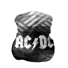 Бандана-труба 3D с принтом AC/DC rock band в Белгороде, 100% полиэстер, ткань с особыми свойствами — Activecool | плотность 150‒180 г/м2; хорошо тянется, но сохраняет форму | Тематика изображения на принте: ac dc | logo | music | pop | rock | usa | альтернатива | америка | металл | музыка | музыкальный | поп | рок