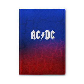 Обложка для автодокументов с принтом AC/DC angel&devil в Белгороде, натуральная кожа |  размер 19,9*13 см; внутри 4 больших “конверта” для документов и один маленький отдел — туда идеально встанут права | ac dc | logo | music | pop | rock | usa | альтернатива | америка | металл | музыка | музыкальный | поп | рок