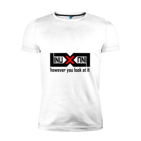Мужская футболка премиум с принтом Linux как ни крути в Белгороде, 92% хлопок, 8% лайкра | приталенный силуэт, круглый вырез ворота, длина до линии бедра, короткий рукав | linux | админ | линукс | никс | программист | сисадмин