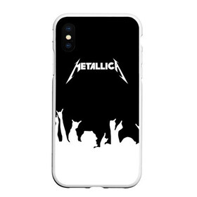 Чехол для iPhone XS Max матовый с принтом Metallica в Белгороде, Силикон | Область печати: задняя сторона чехла, без боковых панелей | metallica | группа | джеймс хэтфилд | кирк хэмметт | ларс ульрих | метал | металика | металлика | миталика | музыка | роберт трухильо | рок | трэш | трэшметал | хард | хардрок | хеви | хевиметал