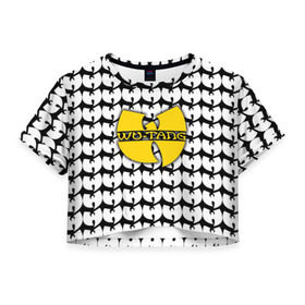 Женская футболка 3D укороченная с принтом Wu-Tang Clan в Белгороде, 100% полиэстер | круглая горловина, длина футболки до линии талии, рукава с отворотами | clan | ghostface killah | gza | raekwon | rap | the rza | wu tang | wutang | восточный | ву | вутан | вутанг | гангста | клан | реп | репак | рэп | тан | танг | хип хоп | хипхоп