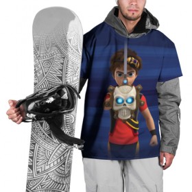 Накидка на куртку 3D с принтом Zak в Белгороде, 100% полиэстер |  | Тематика изображения на принте: zak storm | дети | зак шторм | мультфильмы | сёрфинг