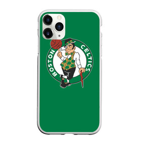 Чехол для iPhone 11 Pro матовый с принтом Boston Celtics в Белгороде, Силикон |  | boston | boston celtics | celtics | nba | баскетбол | бостон | нба | селтикс