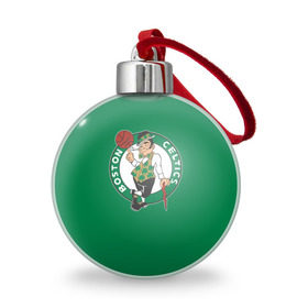 Ёлочный шар с принтом Boston Celtics в Белгороде, Пластик | Диаметр: 77 мм | boston | boston celtics | celtics | nba | баскетбол | бостон | нба | селтикс