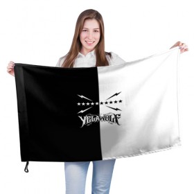 Флаг 3D с принтом Yelawolf в Белгороде, 100% полиэстер | плотность ткани — 95 г/м2, размер — 67 х 109 см. Принт наносится с одной стороны | 