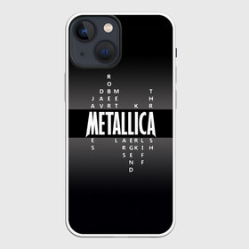 Чехол для iPhone 13 mini с принтом Участники группы Metallica в Белгороде,  |  | metallica | группа | джеймс хэтфилд | кирк хэмметт | ларс ульрих | метал | металика | металлика | миталика | музыка | роберт трухильо | рок | трэш | трэшметал | хард | хардрок | хеви | хевиметал