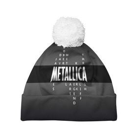 Шапка 3D c помпоном с принтом Участники группы Metallica в Белгороде, 100% полиэстер | универсальный размер, печать по всей поверхности изделия | metallica | группа | джеймс хэтфилд | кирк хэмметт | ларс ульрих | метал | металика | металлика | миталика | музыка | роберт трухильо | рок | трэш | трэшметал | хард | хардрок | хеви | хевиметал