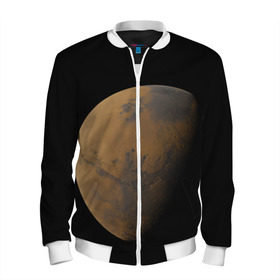 Мужской бомбер 3D с принтом Марс в Белгороде, 100% полиэстер | застегивается на молнию, по бокам два кармана без застежек, по низу бомбера и на воротнике - эластичная резинка | elon musk | space x | spacex | будущее | вселенная | вулкан | долина | илон маск | космические | космос | красная планета | кратер | маринер | марсиане | марсианин | небес | новый дом | путешествия | роскосмос