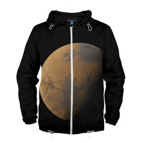 Мужская ветровка 3D с принтом Марс в Белгороде, 100% полиэстер | подол и капюшон оформлены резинкой с фиксаторами, два кармана без застежек по бокам, один потайной карман на груди | elon musk | space x | spacex | будущее | вселенная | вулкан | долина | илон маск | космические | космос | красная планета | кратер | маринер | марсиане | марсианин | небес | новый дом | путешествия | роскосмос