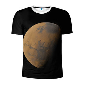 Мужская футболка 3D спортивная с принтом Марс в Белгороде, 100% полиэстер с улучшенными характеристиками | приталенный силуэт, круглая горловина, широкие плечи, сужается к линии бедра | elon musk | space x | spacex | будущее | вселенная | вулкан | долина | илон маск | космические | космос | красная планета | кратер | маринер | марсиане | марсианин | небес | новый дом | путешествия | роскосмос