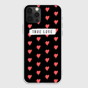 Чехол для iPhone 12 Pro Max с принтом True Love в Белгороде, Силикон |  | 14 февраля | love | valentine | день святого валентина | любовь | сердечки