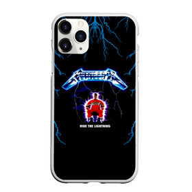 Чехол для iPhone 11 Pro матовый с принтом Metallica ride the lightning в Белгороде, Силикон |  | metallica | группа | джеймс хэтфилд | кирк хэмметт | ларс ульрих | метал | металика | металлика | миталика | музыка | роберт трухильо | рок | трэш | трэшметал | хард | хардрок | хеви | хевиметал