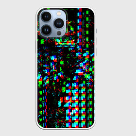 Чехол для iPhone 13 Pro Max с принтом Optical abstract в Белгороде,  |  | глитч | глич | линии | полосы | разноцветный