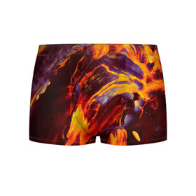Мужские трусы 3D с принтом Fire в Белгороде, 50% хлопок, 50% полиэстер | классическая посадка, на поясе мягкая тканевая резинка | abstract | color | colourful | абстракция | жара | лето | огонь | пламя | цвет | цветастый | цветной