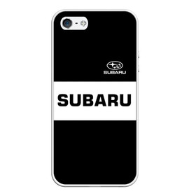 Чехол для iPhone 5/5S матовый с принтом SUBARU SPORT в Белгороде, Силикон | Область печати: задняя сторона чехла, без боковых панелей | subaru | автомобильные | машины | субару