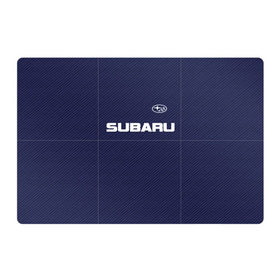 Магнитный плакат 3Х2 с принтом SUBARU CARBON в Белгороде, Полимерный материал с магнитным слоем | 6 деталей размером 9*9 см | subaru | автомобильные | машины | субару