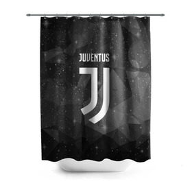 Штора 3D для ванной с принтом Juventus Cosmos в Белгороде, 100% полиэстер | плотность материала — 100 г/м2. Стандартный размер — 146 см х 180 см. По верхнему краю — пластиковые люверсы для креплений. В комплекте 10 пластиковых колец | football | italia | juve | juventus | logo | sport | арт | италия | лига | лого | спорт | текстура | фк | футбол | футбольный клуб | эмблема | ювентус