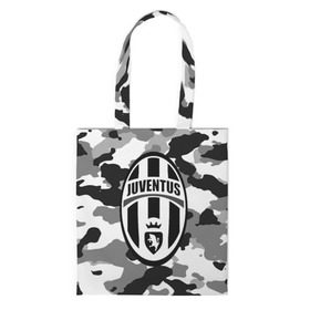 Сумка 3D повседневная с принтом FC Juventus Camouflage в Белгороде, 100% полиэстер | Плотность: 200 г/м2; Размер: 34×35 см; Высота лямок: 30 см | football | italia | juve | juventus | logo | sport | арт | италия | лига | лого | спорт | текстура | фк | футбол | футбольный клуб | эмблема | ювентус