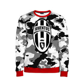 Детский свитшот 3D с принтом FC Juventus Camouflage в Белгороде, 100% полиэстер | свободная посадка, прямой крой, мягкая тканевая резинка на рукавах и понизу свитшота | Тематика изображения на принте: football | italia | juve | juventus | logo | sport | арт | италия | лига | лого | спорт | текстура | фк | футбол | футбольный клуб | эмблема | ювентус