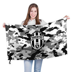 Флаг 3D с принтом FC Juventus Camouflage в Белгороде, 100% полиэстер | плотность ткани — 95 г/м2, размер — 67 х 109 см. Принт наносится с одной стороны | football | italia | juve | juventus | logo | sport | арт | италия | лига | лого | спорт | текстура | фк | футбол | футбольный клуб | эмблема | ювентус