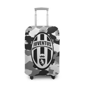 Чехол для чемодана 3D с принтом FC Juventus Camouflage в Белгороде, 86% полиэфир, 14% спандекс | двустороннее нанесение принта, прорези для ручек и колес | football | italia | juve | juventus | logo | sport | арт | италия | лига | лого | спорт | текстура | фк | футбол | футбольный клуб | эмблема | ювентус