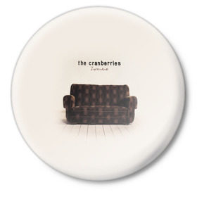 Значок с принтом The Cranberries в Белгороде,  металл | круглая форма, металлическая застежка в виде булавки | cranberries | долорес о риордан | крэнберрис