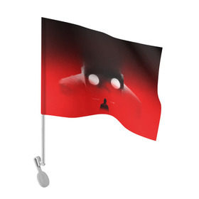 Флаг для автомобиля с принтом Хаски Крот в Белгороде, 100% полиэстер | Размер: 30*21 см | rap | дмитрий кузнецов | рэп | рэпер | хаски