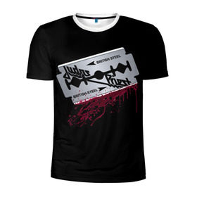 Мужская футболка 3D спортивная с принтом Judas Priest в Белгороде, 100% полиэстер с улучшенными характеристиками | приталенный силуэт, круглая горловина, широкие плечи, сужается к линии бедра | group | hard | havy | judas | metal | priest | rock | speed | группа | джудас | метал | музыка | о.м.с.к. | прайст | рок | тяжелый | хард | хэви