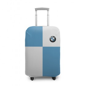 Чехол для чемодана 3D с принтом BMW в Белгороде, 86% полиэфир, 14% спандекс | двустороннее нанесение принта, прорези для ручек и колес | auto | bmw | авто | автомобиль | бмв | бэха