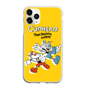 Чехол для iPhone 11 Pro матовый с принтом Cuphead в Белгороде, Силикон |  | cuphead | капхед | компьтерная игра