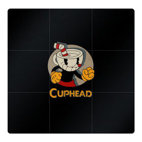 Магнитный плакат 3Х3 с принтом Cuphead в Белгороде, Полимерный материал с магнитным слоем | 9 деталей размером 9*9 см | Тематика изображения на принте: cuphead | капхед | компьтерная игра