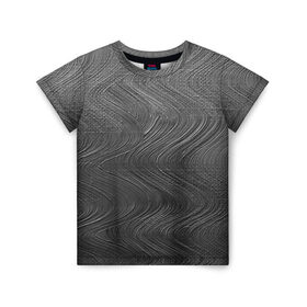 Детская футболка 3D с принтом Gray paint в Белгороде, 100% гипоаллергенный полиэфир | прямой крой, круглый вырез горловины, длина до линии бедер, чуть спущенное плечо, ткань немного тянется | 
