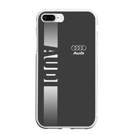 Чехол для iPhone 7Plus/8 Plus матовый с принтом AUDI SPORT в Белгороде, Силикон | Область печати: задняя сторона чехла, без боковых панелей | ауди | машины