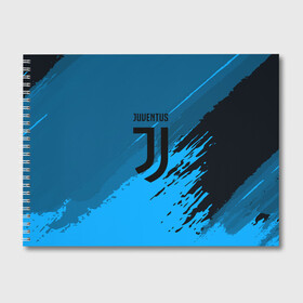 Альбом для рисования с принтом FC Juventus abstract style в Белгороде, 100% бумага
 | матовая бумага, плотность 200 мг. | football | soccer | ювентус