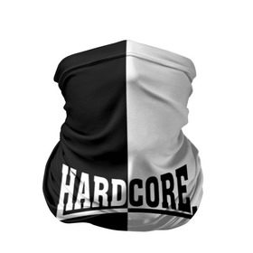 Бандана-труба 3D с принтом Hardcore в Белгороде, 100% полиэстер, ткань с особыми свойствами — Activecool | плотность 150‒180 г/м2; хорошо тянется, но сохраняет форму | hard core | hardcor | hardcore | быстрый | жанр | жёсткий | метал | музыка | музыкальный | музыки | олдскул | панк | радикальный | рок | рэп | техно | треш | тяжелый | хард кор