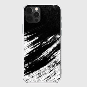 Чехол для iPhone 12 Pro Max с принтом abstraction black&white в Белгороде, Силикон |  | abstraction | watercolor | абстракция красок | акварель | брызги красок | живопись | краска | потертость красок | размытые краски | текстуры | черно белый | яркие | яркие краски