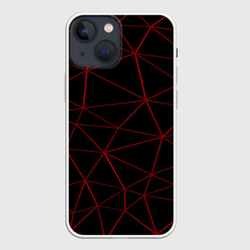 Чехол для iPhone 13 mini с принтом Сетка в Белгороде,  |  | abstraction | geometry | polygon | абстракция | геометрия | грань | краски | кубик | кубики | линии | мозаика | полигон | разноцветные | ребро | текстура | тени | узор