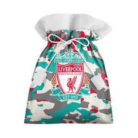 Подарочный 3D мешок с принтом FC Liverpool в Белгороде, 100% полиэстер | Размер: 29*39 см | england | football | liverpool fc | logo | sport | англия | арт | камуфляж | ливерпуль | лига | лого | милитари | спорт | текстура | фк | футбол | футбольный клуб | эмблема