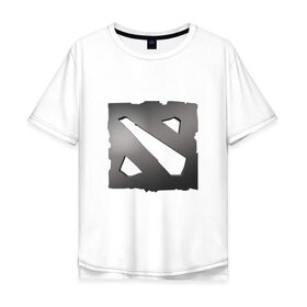 Мужская футболка хлопок Oversize с принтом Dota 2 - Black design 2018 в Белгороде, 100% хлопок | свободный крой, круглый ворот, “спинка” длиннее передней части | 0x000000123 | dota | dota2 | steam | дота | стим