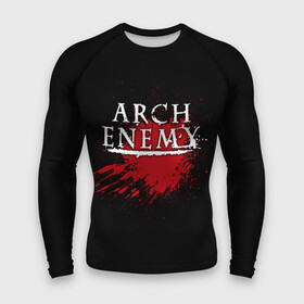Мужской рашгард 3D с принтом Arch Enemy в Белгороде,  |  | Тематика изображения на принте: arch enemy | band | blood | metal | music | rock | атрибутика | группа | кровь | метал | музыка | рок
