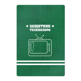 Магнитный плакат 2Х3 с принтом Защитник телевизора в Белгороде, Полимерный материал с магнитным слоем | 6 деталей размером 9*9 см | 23 февраля | день защитника | день защитника отечества | защитник | подарок