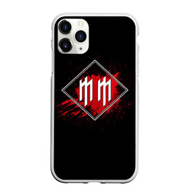 Чехол для iPhone 11 Pro матовый с принтом Marilyn Manson в Белгороде, Силикон |  | band | blood | marilyn manson | metal | music | rock | атрибутика | группа | кровь | метал | музыка | рок