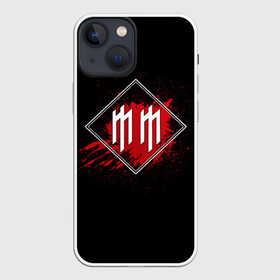 Чехол для iPhone 13 mini с принтом Marilyn Manson в Белгороде,  |  | band | blood | marilyn manson | metal | music | rock | атрибутика | группа | кровь | метал | музыка | рок