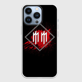 Чехол для iPhone 13 Pro с принтом Marilyn Manson в Белгороде,  |  | band | blood | marilyn manson | metal | music | rock | атрибутика | группа | кровь | метал | музыка | рок