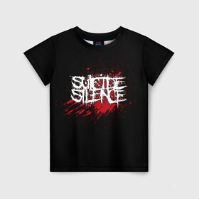 Детская футболка 3D с принтом Suicide Silence в Белгороде, 100% гипоаллергенный полиэфир | прямой крой, круглый вырез горловины, длина до линии бедер, чуть спущенное плечо, ткань немного тянется | band | blood | metal | music | rock | suicide silence | атрибутика | группа | кровь | метал | музыка | рок