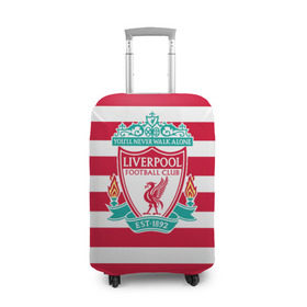 Чехол для чемодана 3D с принтом FC Liverpool в Белгороде, 86% полиэфир, 14% спандекс | двустороннее нанесение принта, прорези для ручек и колес | england | football | liverpool fc | англия | ливерпуль | лого | фк | футбол | футбольный клуб