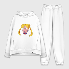 Женский костюм хлопок Oversize с принтом Sailor Moon в Белгороде,  |  | sailor moon | sailormoon | сейлор мун | сейлормун