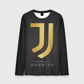 Мужской лонгслив 3D с принтом Juventus Gold Edition в Белгороде, 100% полиэстер | длинные рукава, круглый вырез горловины, полуприлегающий силуэт | champions | italy | jeep | juventus | league | италия | лига | чемпионов | ювентус